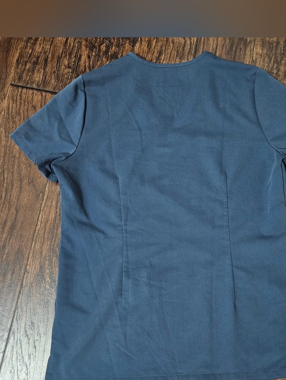 EUC S Women's FIGS Casma Scrub Top in Slate Blue